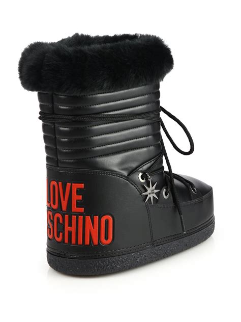 love moschino moon boots